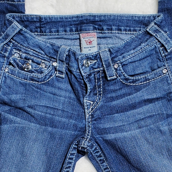 True Religion Boot Cut Jeans sz 25 - Picture 6 of 6